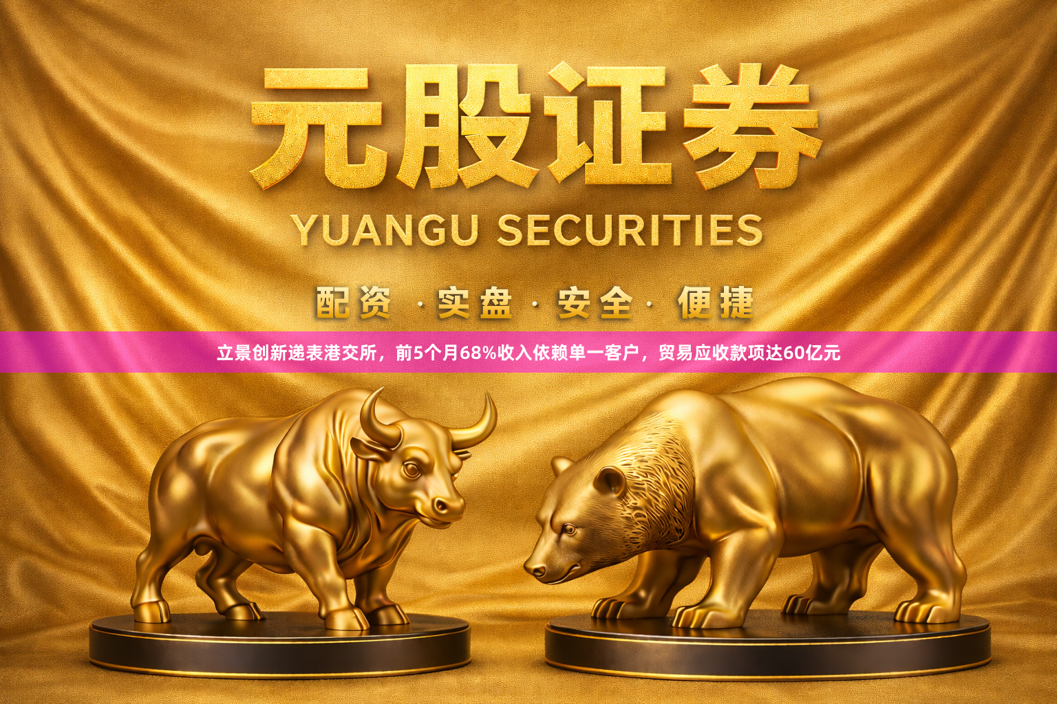 立景创新递表港交所,前5个月68%收入依赖单一客户,贸易应收款项达60亿元