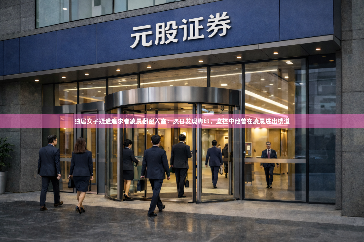 独居女子疑遭追求者凌晨翻窗入室：次日发现脚印，监控中他曾在凌晨进出楼道