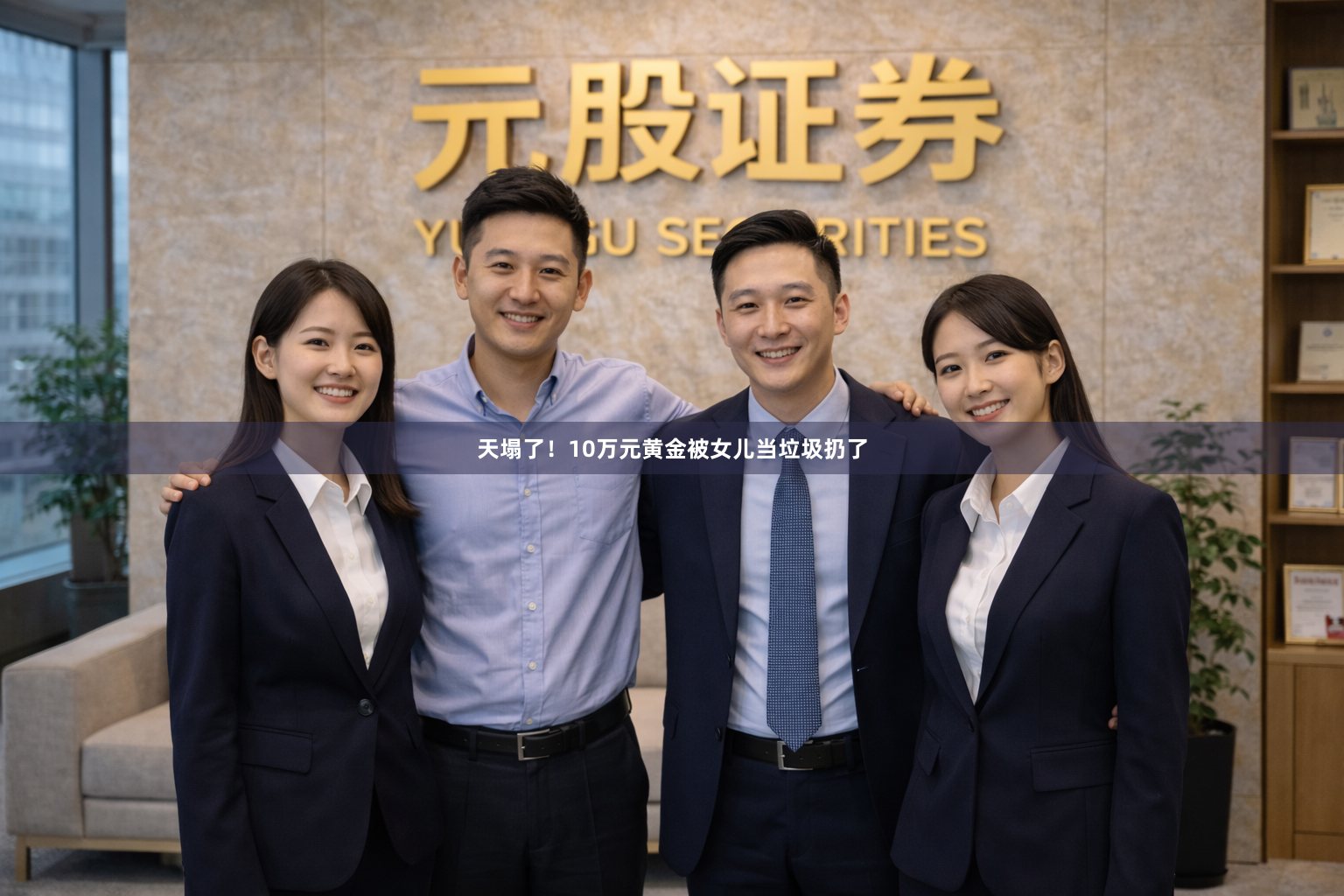 天塌了！10万元黄金被女儿当垃圾扔了