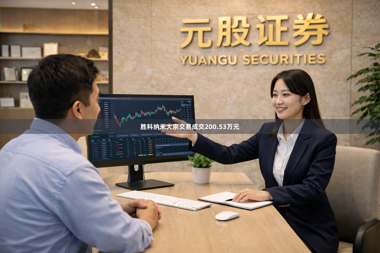 胜科纳米大宗交易成交200.53万元