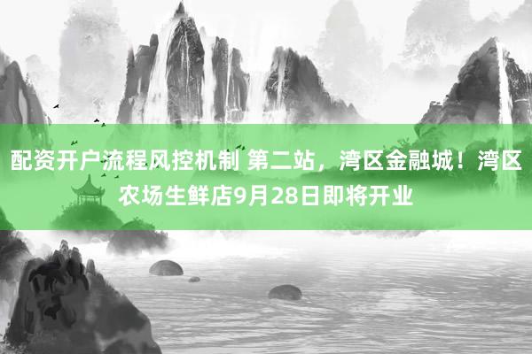 配资开户流程风控机制 第二站，湾区金融城！湾区农场生鲜店9月28日即将开业